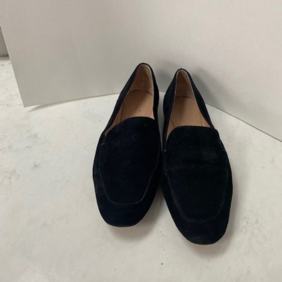 NORDSTROM Signature Black Suede Loafers - Picture 1 of 5